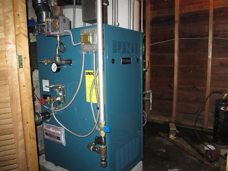 Gas steam boiler